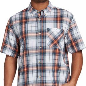 Field & Stream Button Down Shirt Small Plaid Work Fishing‎ Hiking Outdoors NEW